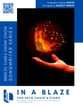 In a Blaze SATB choral sheet music cover